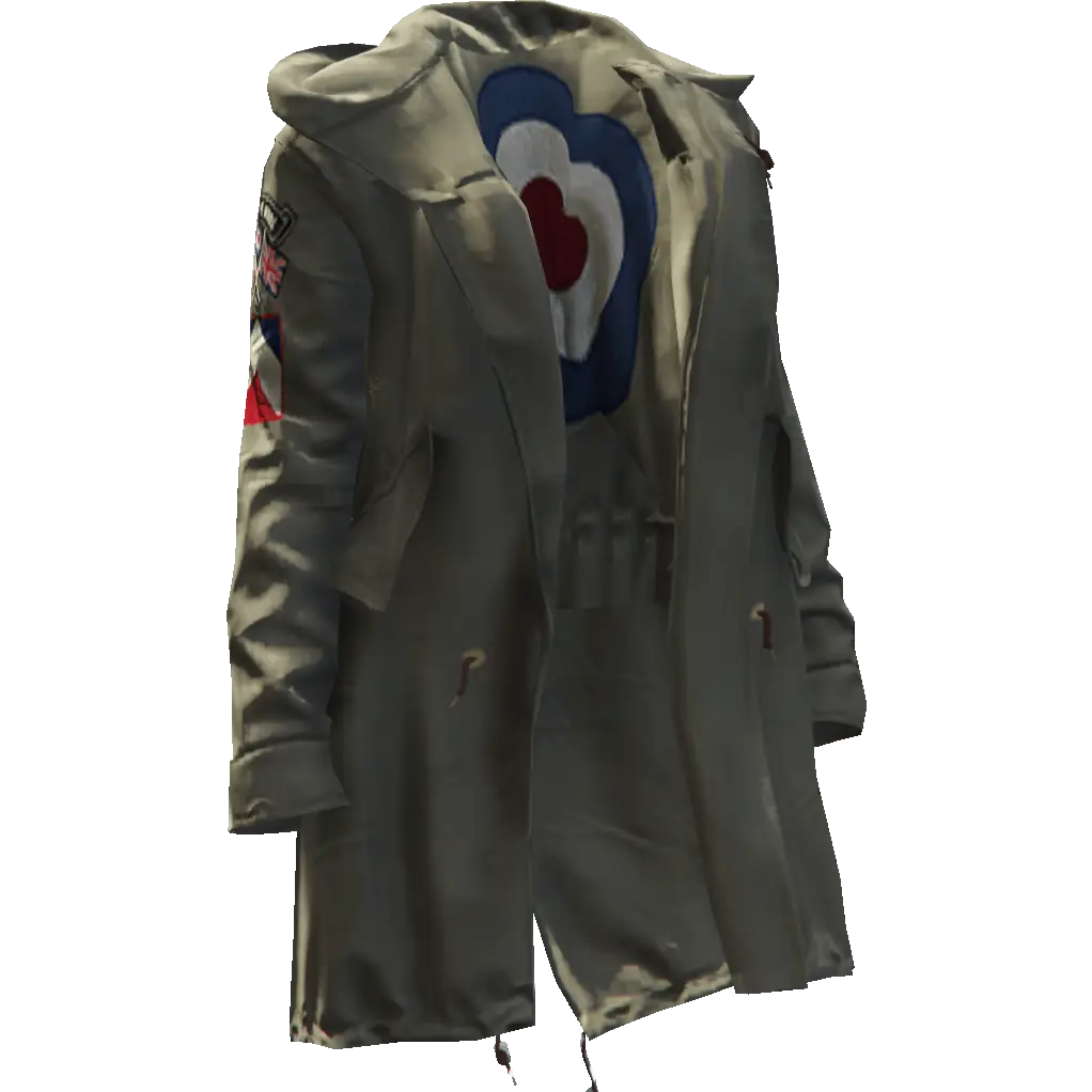 Длинная открытая куртка