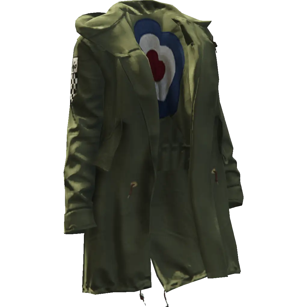 Длинная открытая куртка