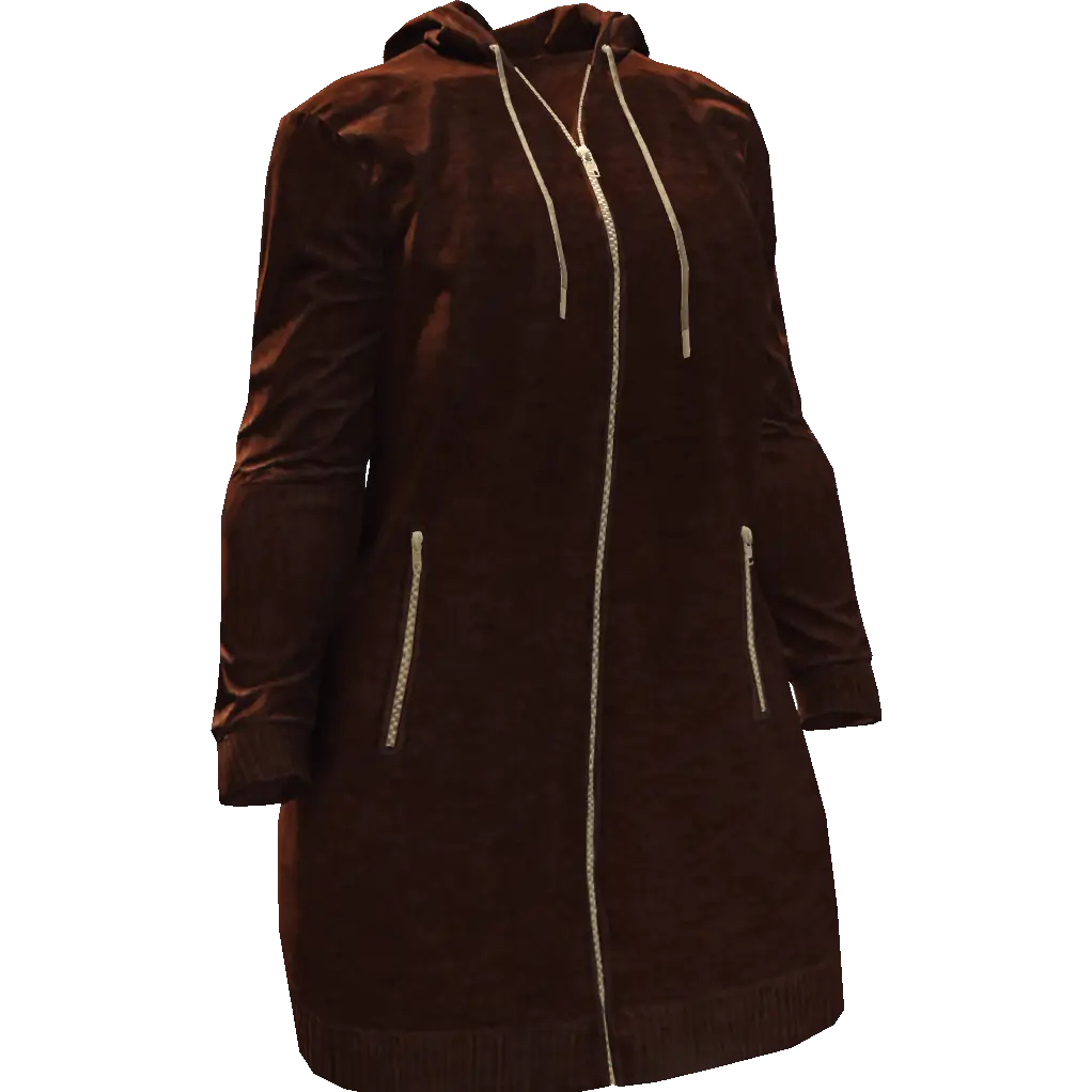 Закрытая длинная куртка