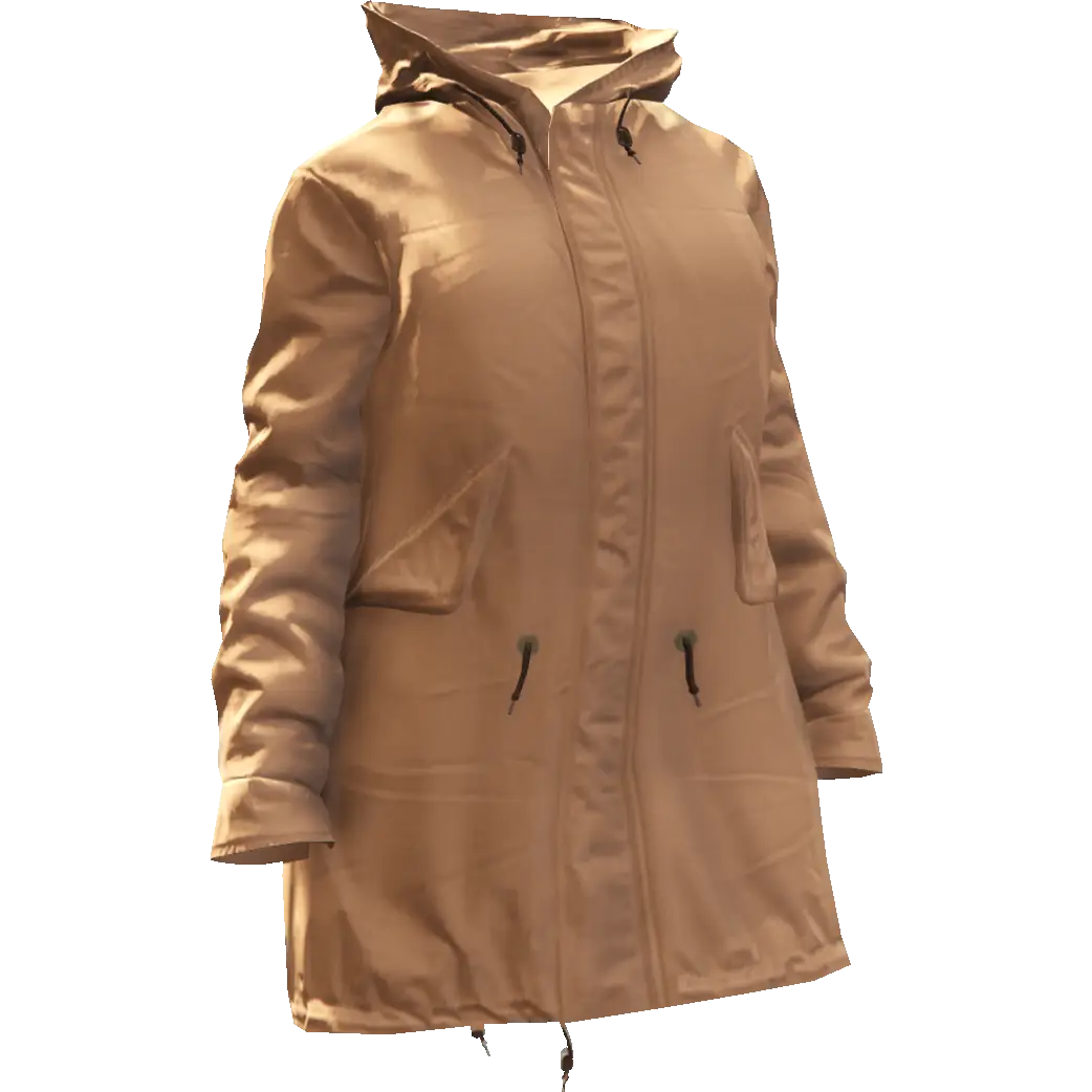 Закрытая куртка с шнурками