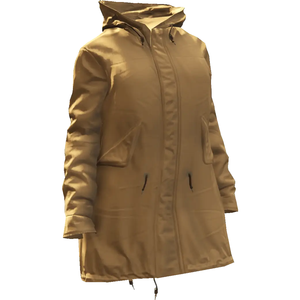 Закрытая куртка с шнурками