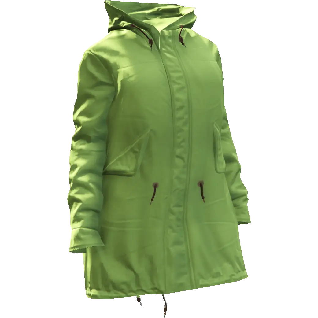 Закрытая куртка с шнурками