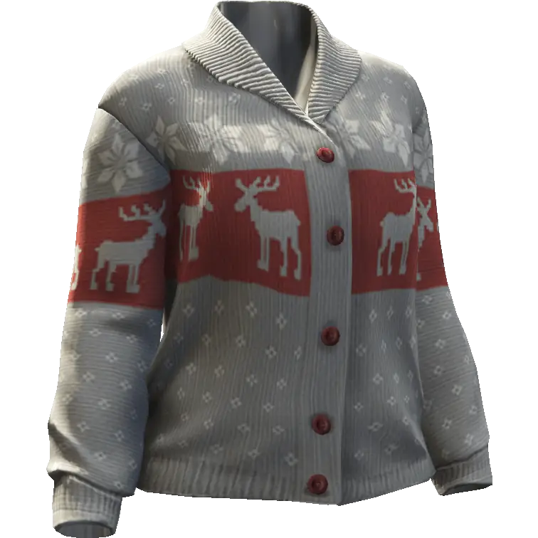 Кофта с ёлками №2