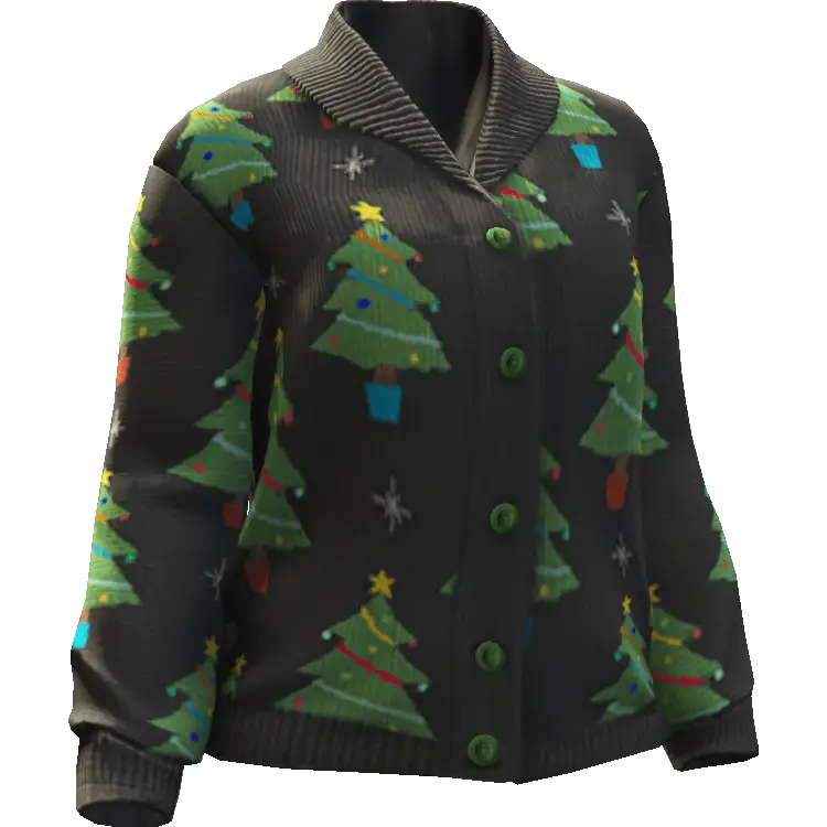 Кофта с ёлками №2