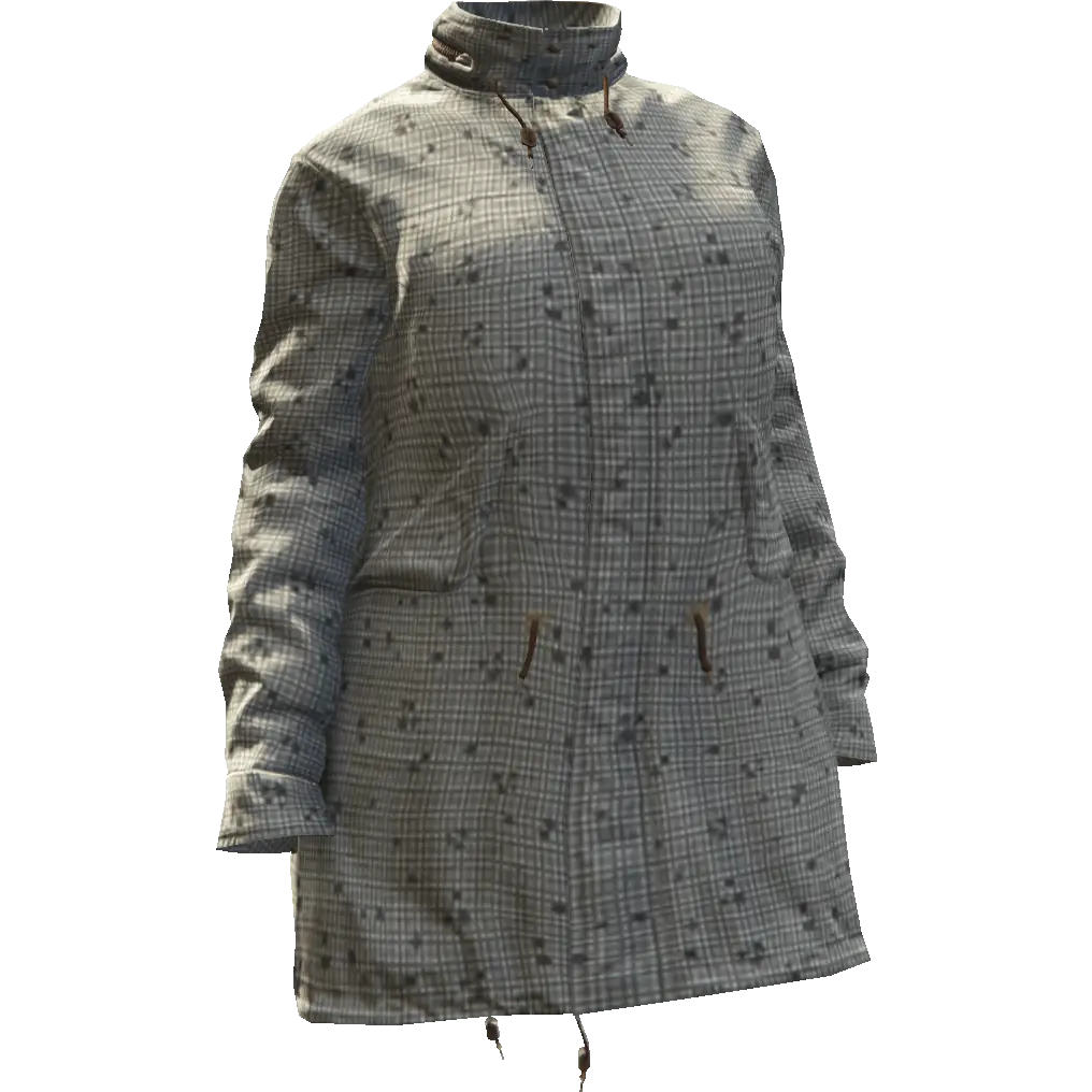 Закрытая модная куртка