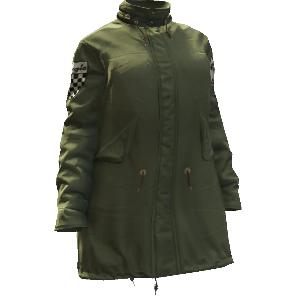 Закрытая модная куртка