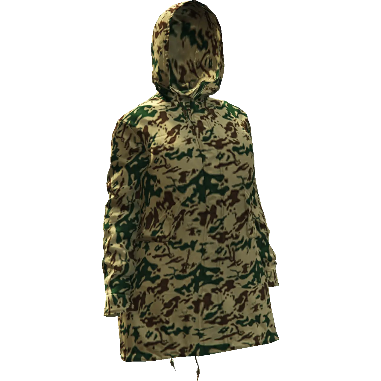 Закрытая модная куртка с капюшоном