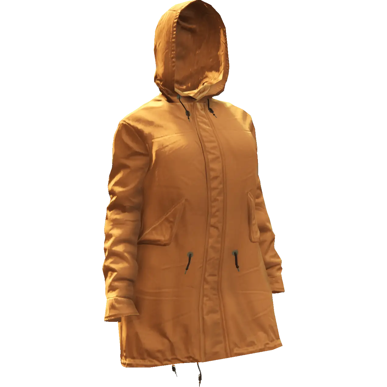 Закрытая модная куртка с капюшоном