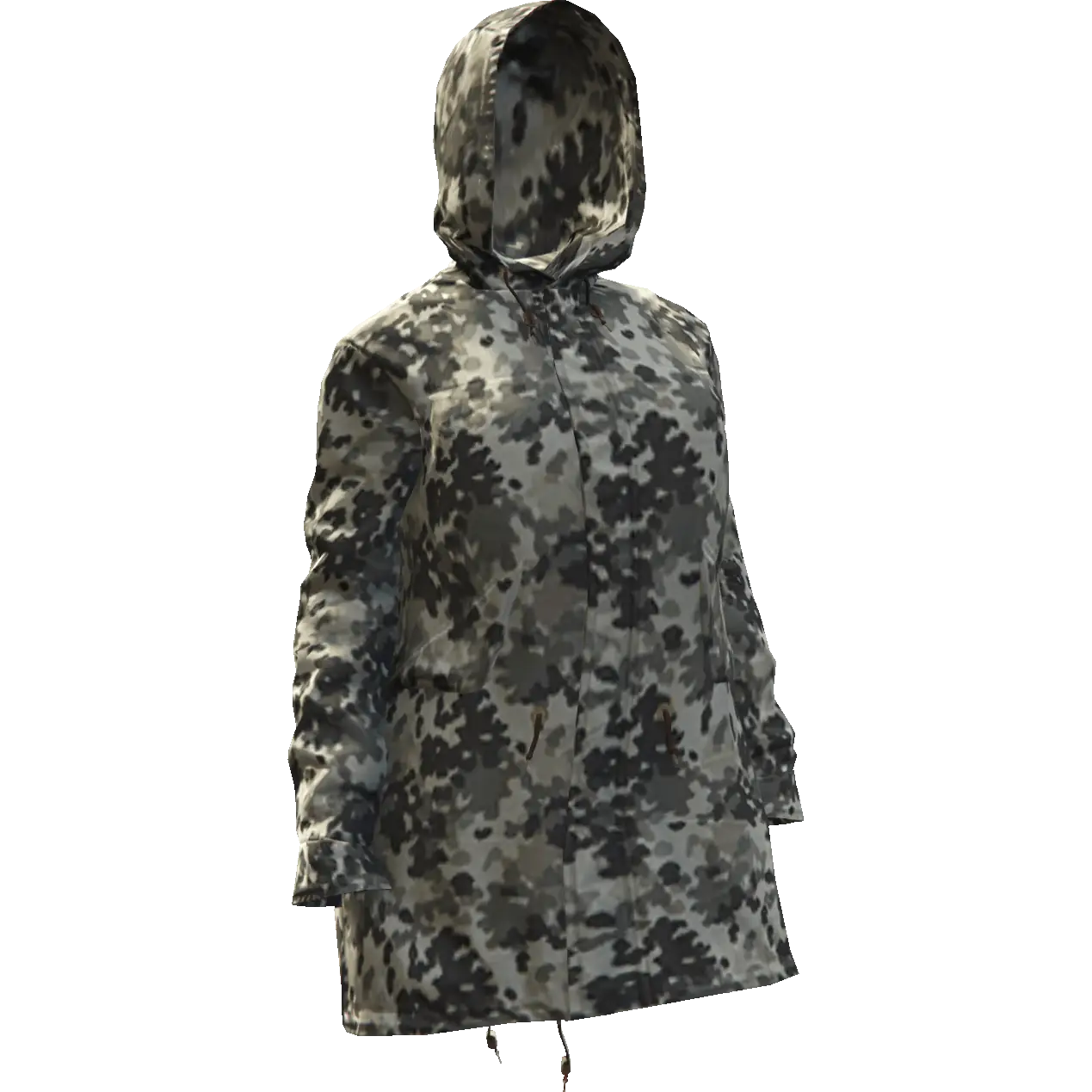 Закрытая модная куртка с капюшоном