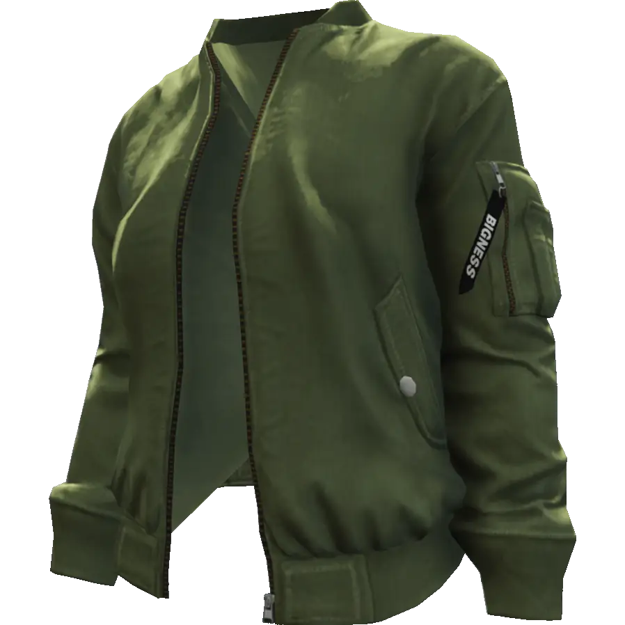 Куртка спортивная расстегнутая