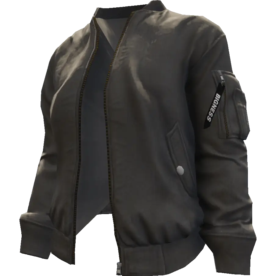 Куртка спортивная расстегнутая