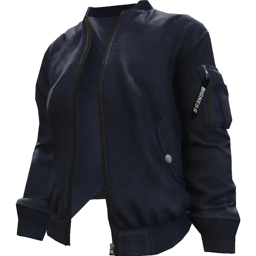 Куртка спортивная расстегнутая