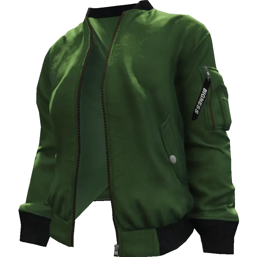 Куртка спортивная расстегнутая