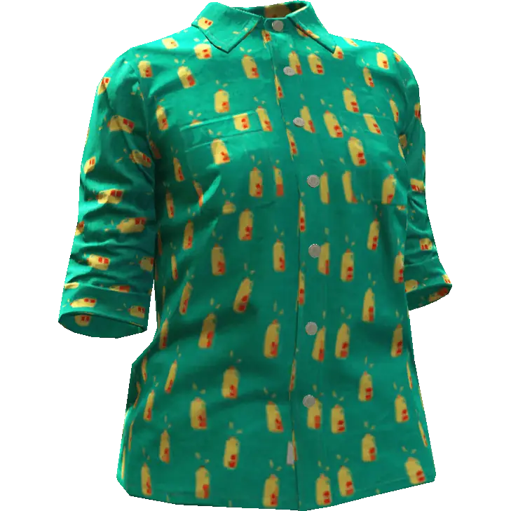 Рубашка с короткими рукавами