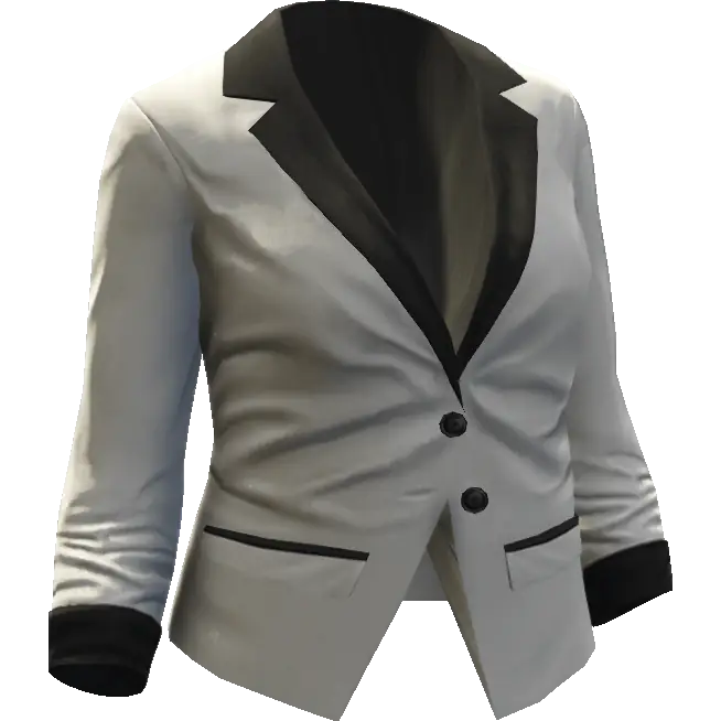 Деловой пиджак с двумя пуговицами офисный