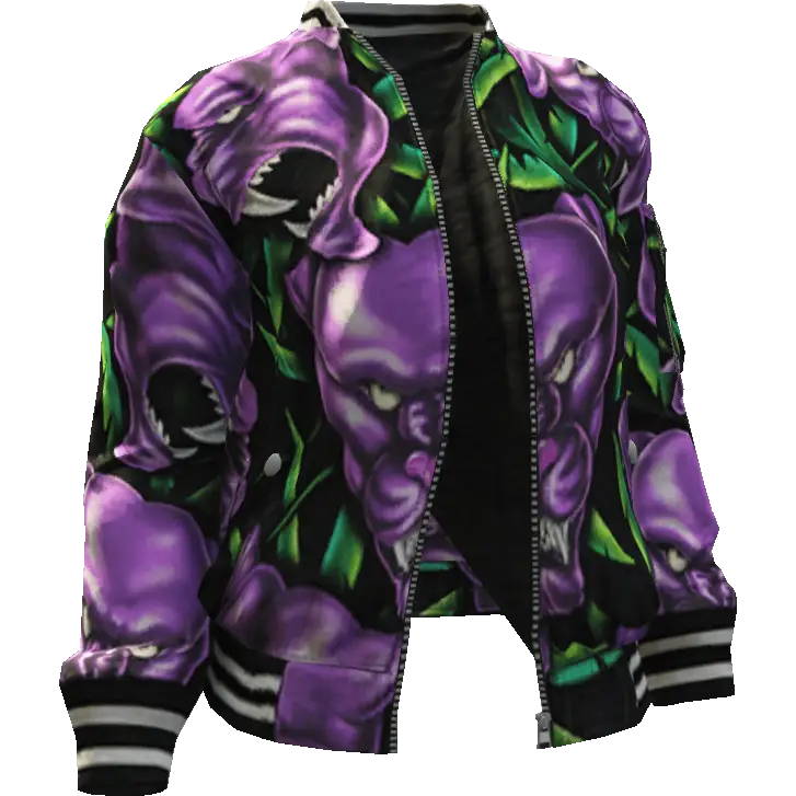 Открытая куртка с пантерами