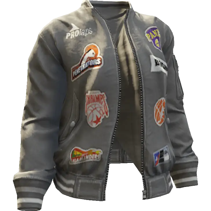 Открытая куртка с пантерами