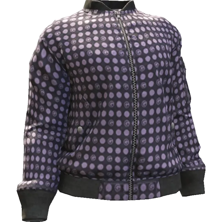 Куртка в кружок