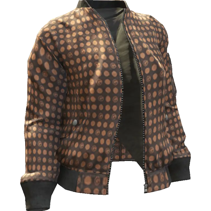 Открытая куртка в кружок