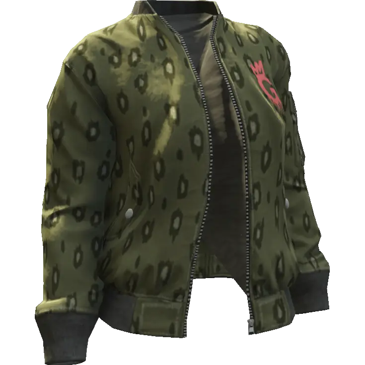 Открытая куртка в кружок