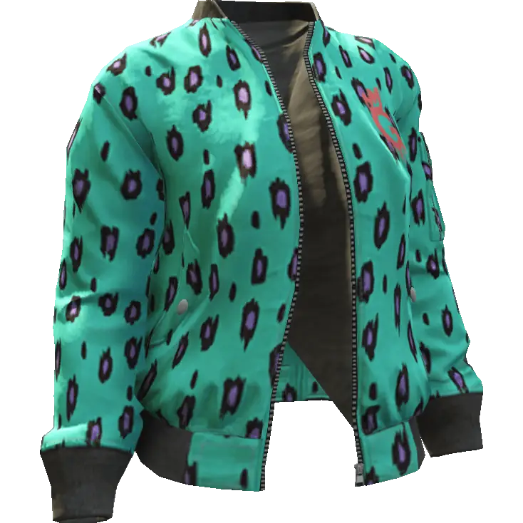 Открытая куртка в кружок