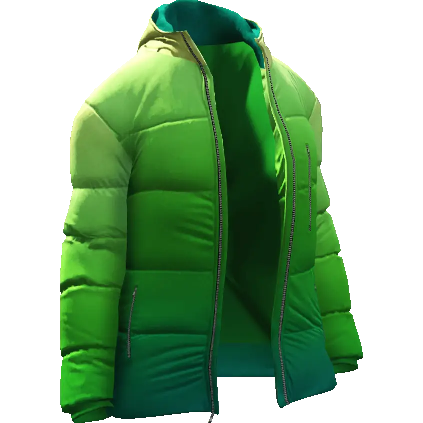 Разноцветная открытая куртка