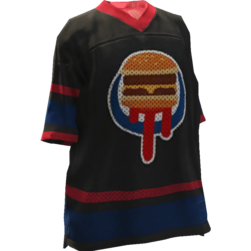 Длинная футболка 'Burger'