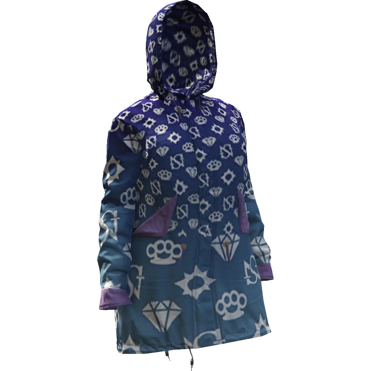 Разноцветная куртка 'Diamond' №3