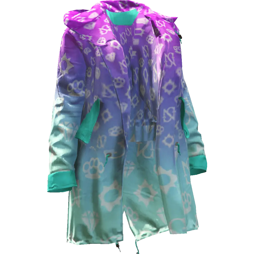 Разноцветная куртка 'Diamond' №4