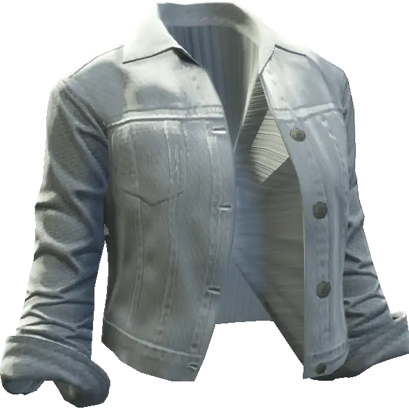 Джинсовая куртка двухцветная