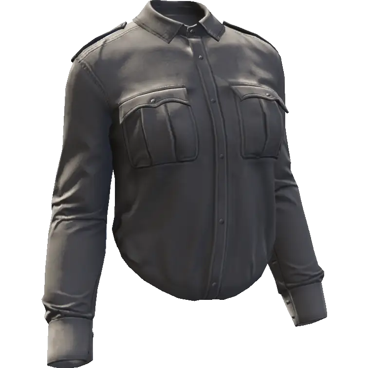 Рубашка деловая длинная