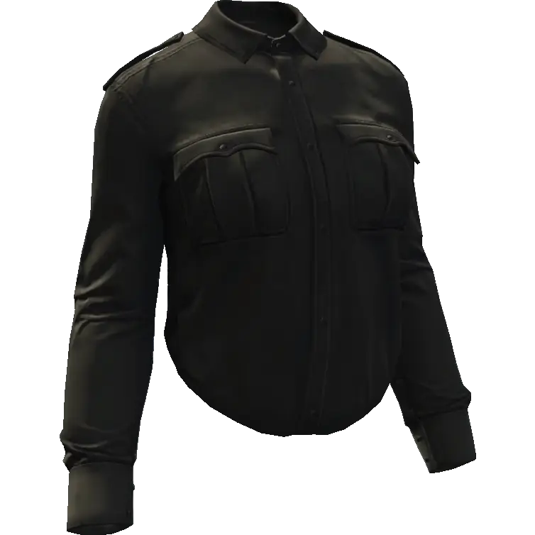 Рубашка деловая длинная