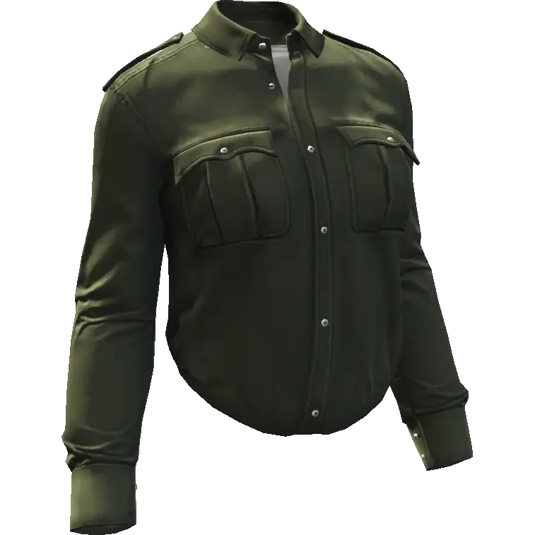 Рубашка деловая длинная №2