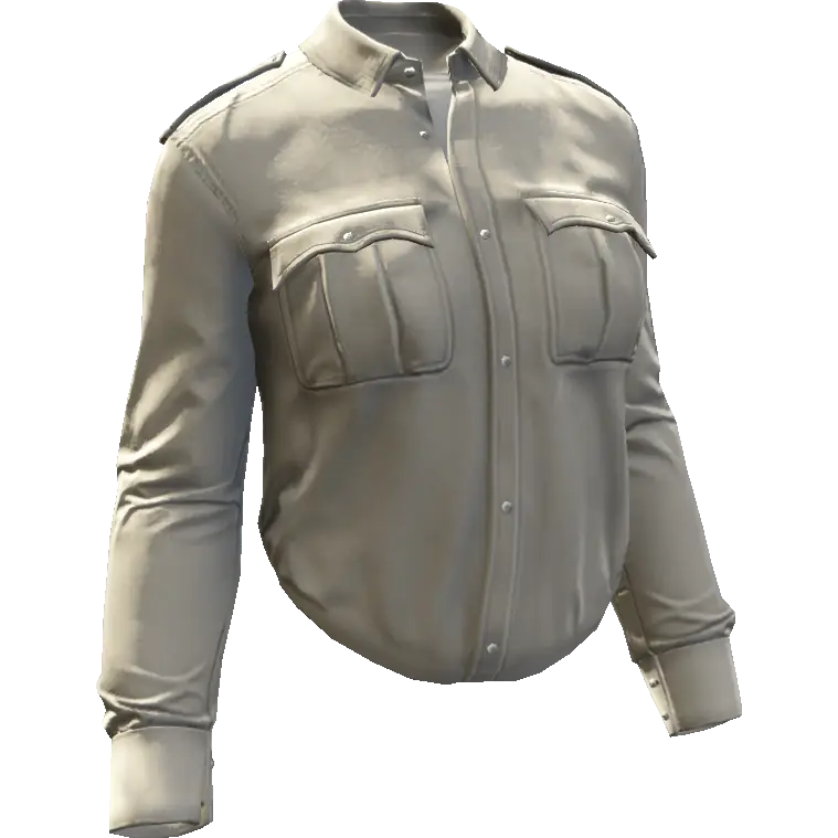 Рубашка деловая длинная №2