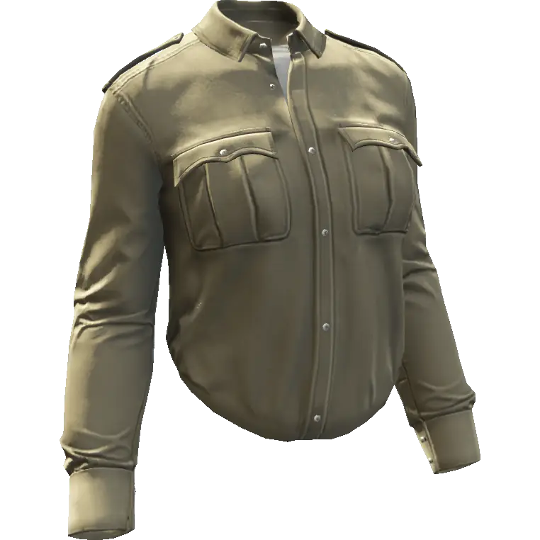 Рубашка деловая длинная №2