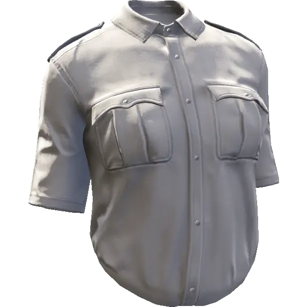 Рубашка деловая короткая