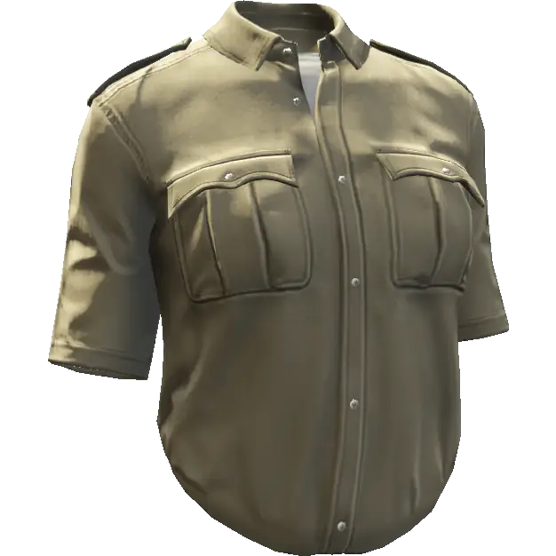 Рубашка деловая короткая №2