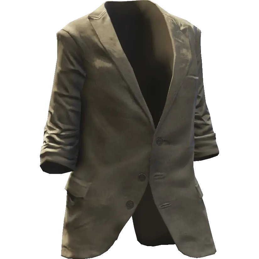 Пиджак мятый закрытый