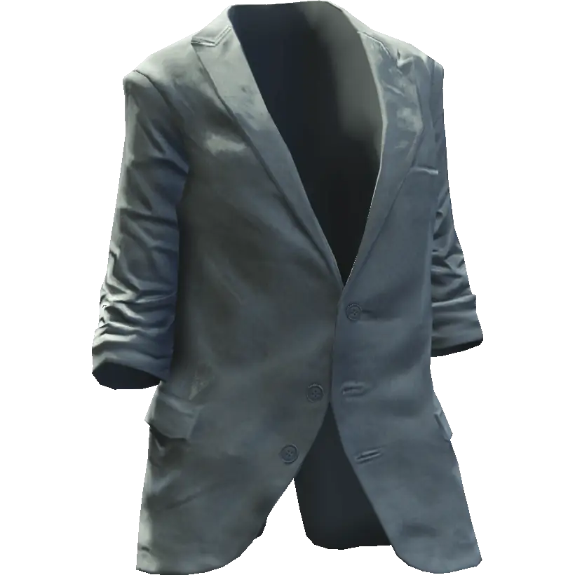 Пиджак мятый закрытый