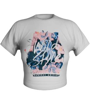 Футболка с принтом Slim Fit Wild Style [2802]