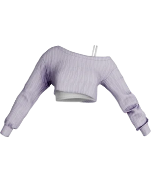 Топ Strap Knit Light Violet [2829]