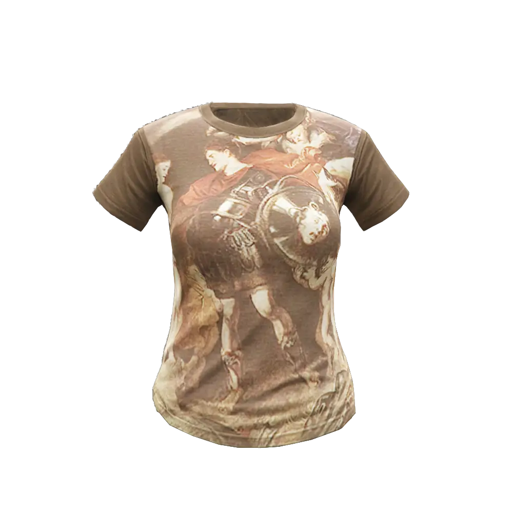 Футболка с принтом