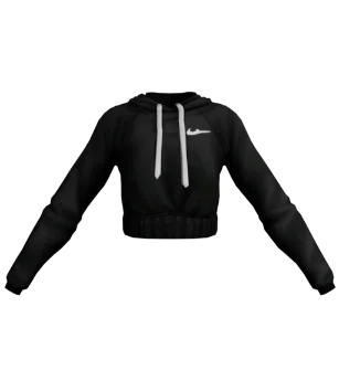 Короткая толстовка Rike Black [2999]