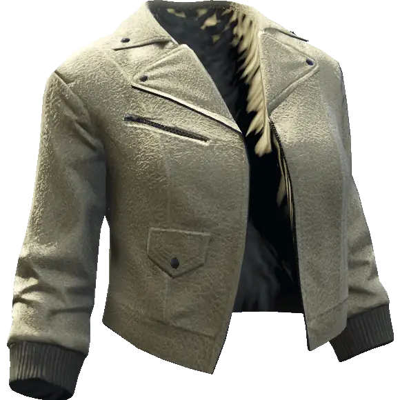 Укороченная куртка из шерсти