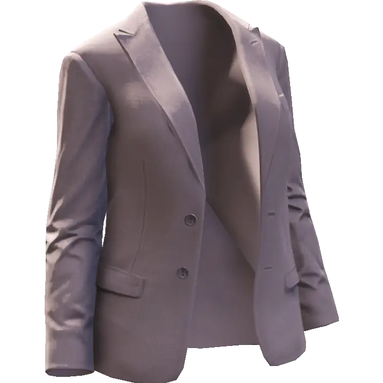 Открытый пиджак с пуговицами