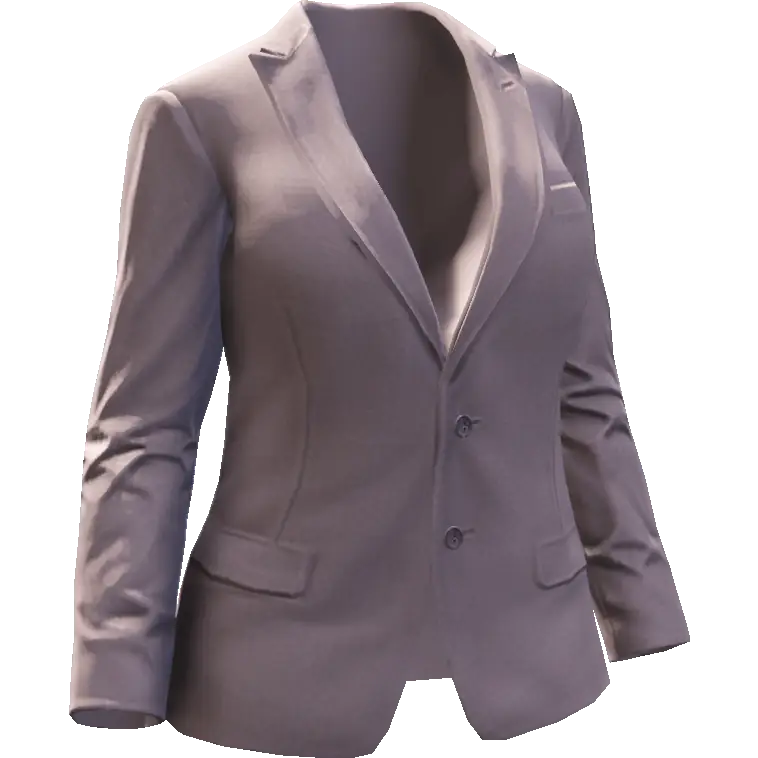 Закрытый пиджак с пуговицами