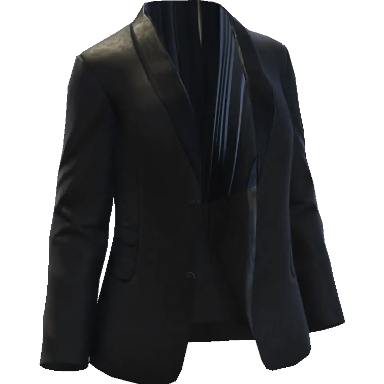 Открытый пиджак с кармашками 