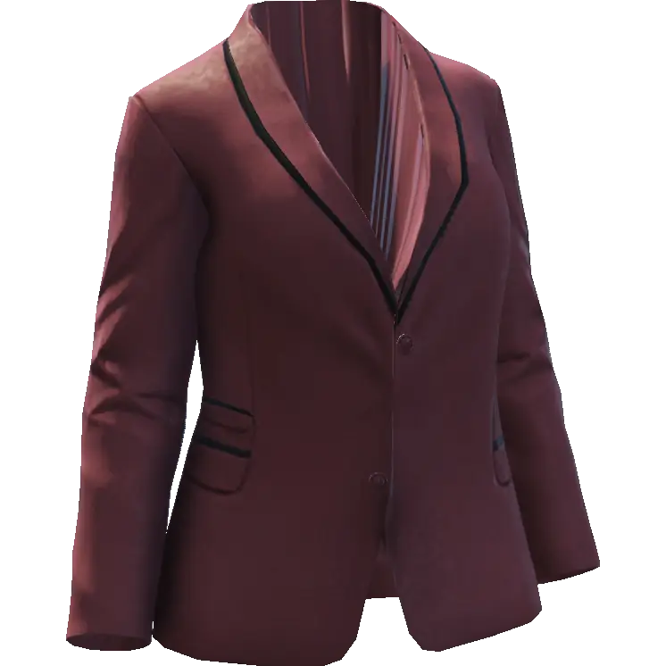 Закрытый пиджак с кармашками