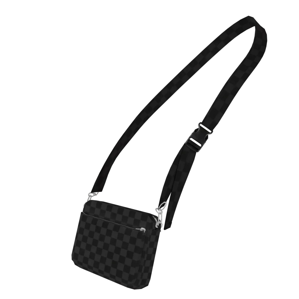 Рюкзак Checkered Messenger Black [708]