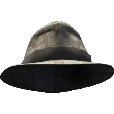 Шляпа в клеточку